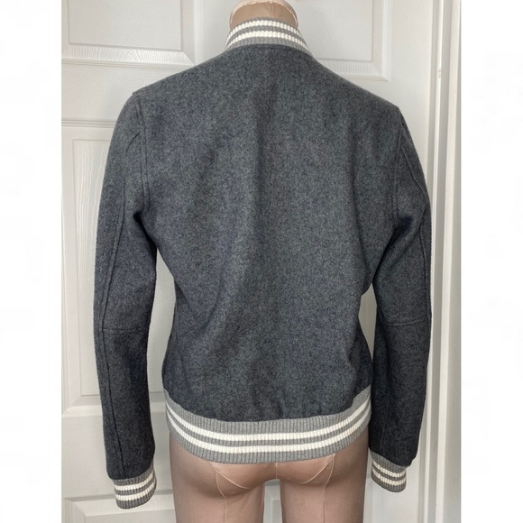 True Religion Sports Varsity Jacket Snap Buttons - Picture 8 of 9